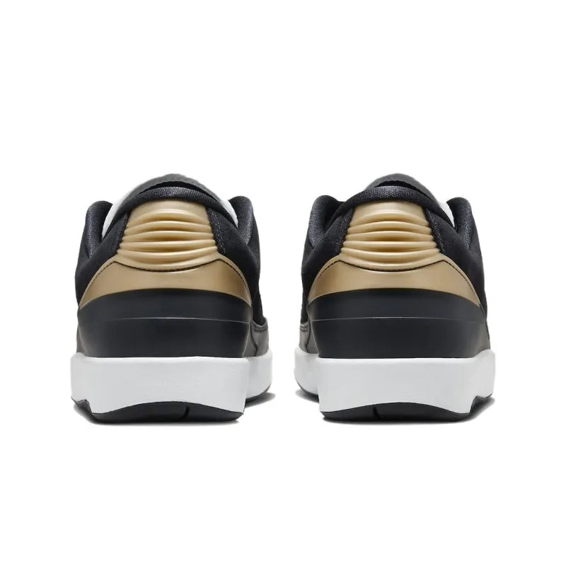 JORDAN 2 RETRO LOW BLACK METALLIC GOLD