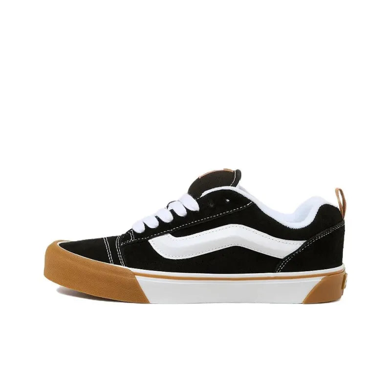 VANS KNU SKOOL LOW-TOP 'BLACK & WHITE GUM'