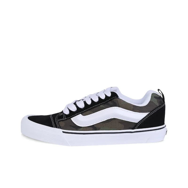 VANS KNU SKOOL LOW-TOP 'CAMO BLACK WHITE'