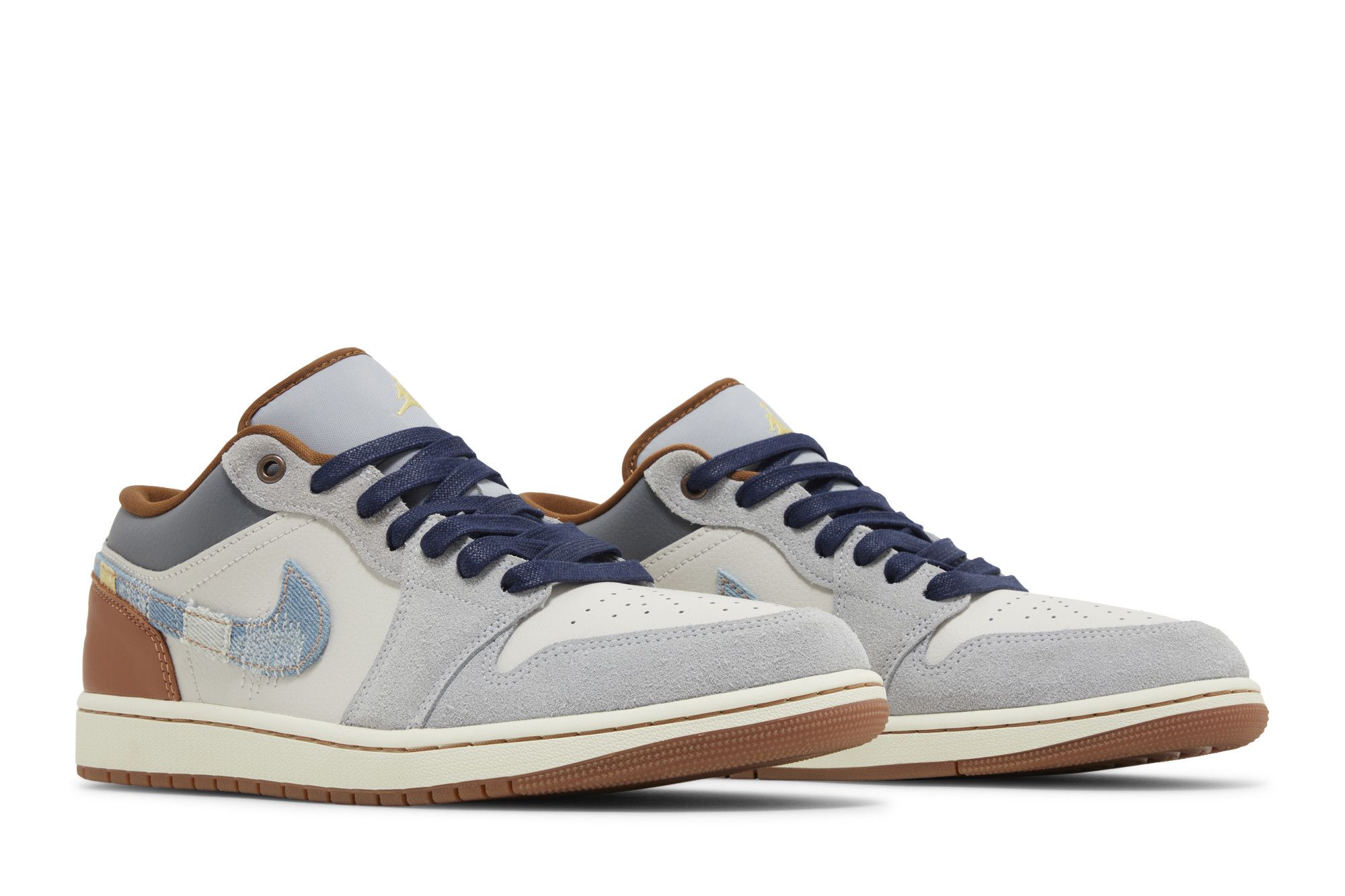 Air Jordan 1 Low ‘Repaired Denim Swoosh’