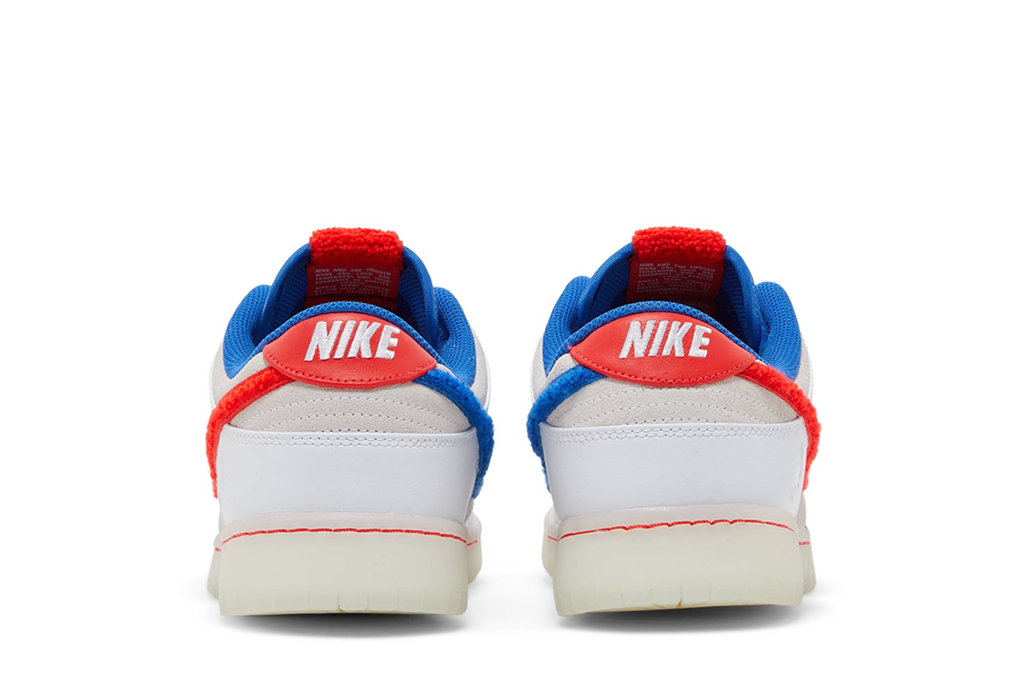 NIKE DUNK LOW  ‘WHITE/CRIMSON-VARSITY ROYAL’