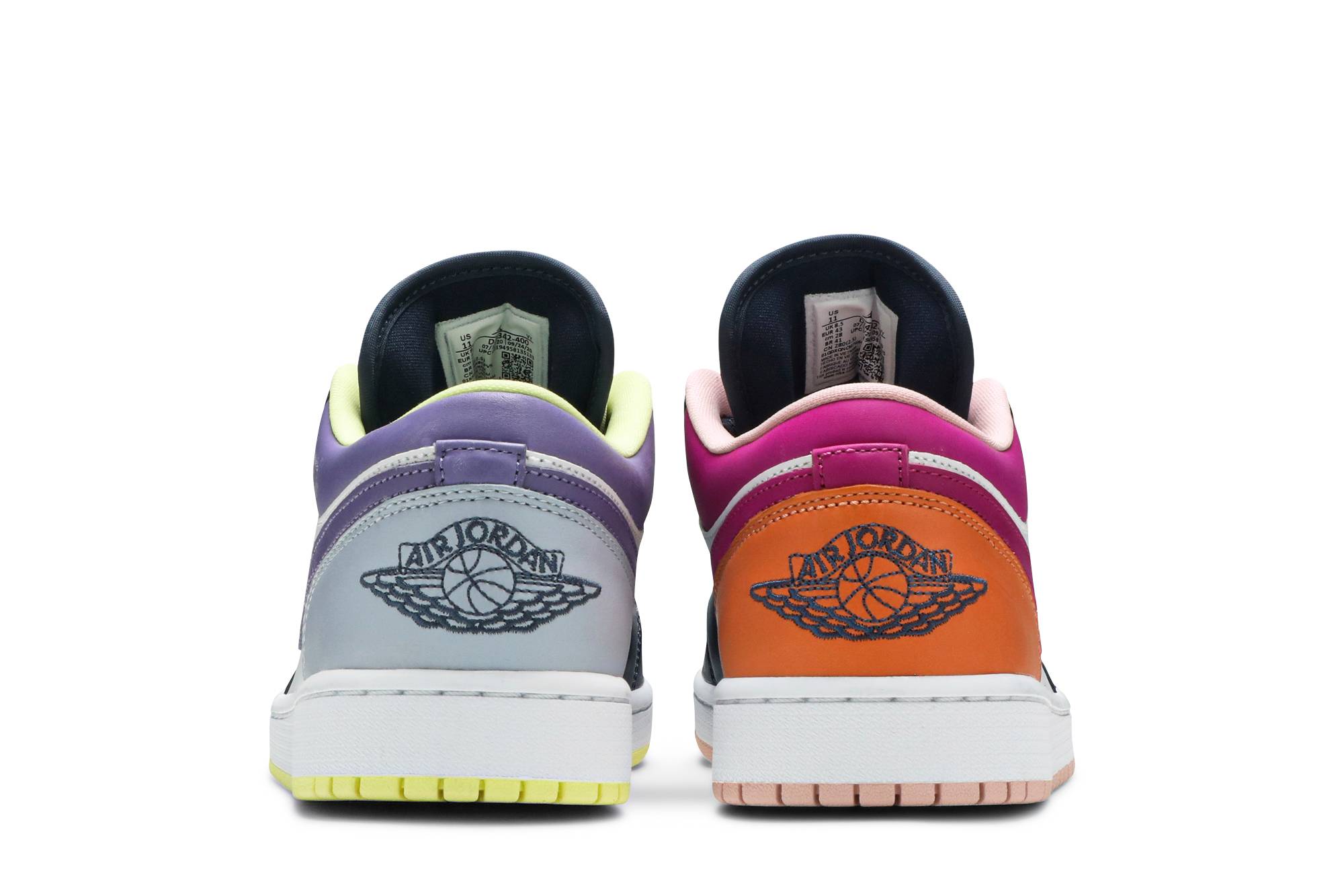 AIR JORDAN 1 LOW ‘MISMATCHED – PURPLE MAGENTA’